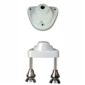 Dazor Metal Cast Dual Clamp Base Package (Dove Grey)