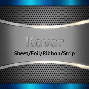 Kovar sheets, 0.005 inch thick x 2 inches x 2 inches x 5 sheets