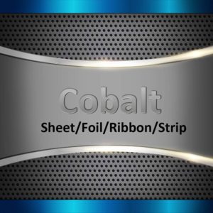Cobalt Foil, 99.98% pure, 0.001 in. thick x 2 in. wide x 12 in. long