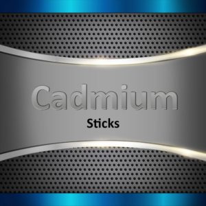 Pure Cadmium Sticks, 1 inch diameter x 9 inches long x 50 sticks
